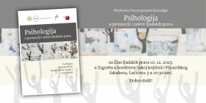 Psihologija u promociji i zaštiti ljudskih prava - poziv na predstavljanje zbornika - 10.12.25.