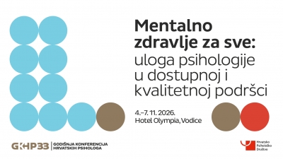Program 33. godi&scaron;nje konferencije hrvatskih psihologa