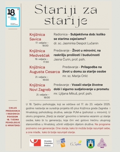Sekcija psihologa u mirovini u 18. Tjednu psihologije