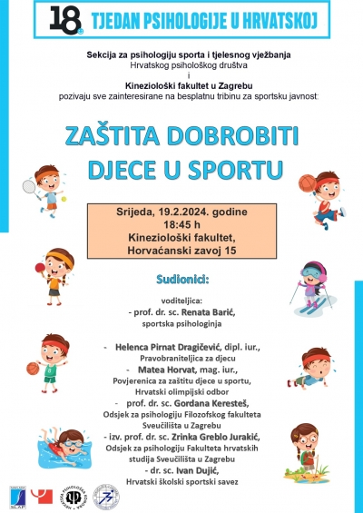 Sekcija za psihologiju sporta i tjelesnog vježbanja - u 18. Tjednu psihologije