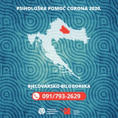 Telefon za psiholo&scaron;ku pomoć u Bjelovarsko-bilogorskoj županiji