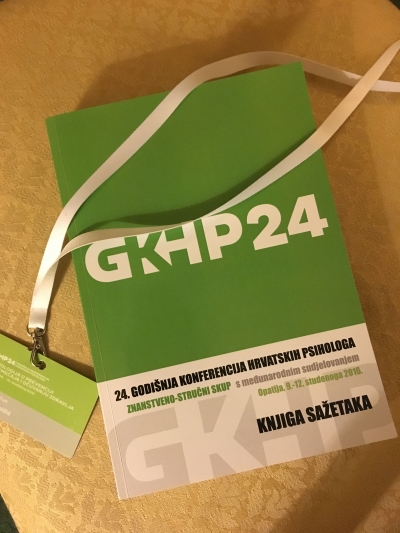 24. GKHP - zavr&scaron;ila s radom - najavljena 25. jubilarna godi&scaron;nja konferencija hrvatskih psihologa u Zadru 2017.