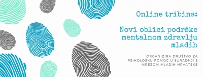 Novi oblici podr&scaron;ke mentalnom zdravlju mladih - PsiHelp projekt aktivan na tribini