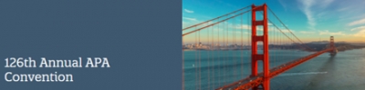 126. konvencija Američke psiholo&scaron;ke asocijacije (APA) - u San Franciscu