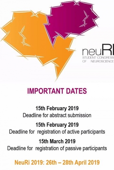 9. studentski kongres neuroznanosti - NeuRi 2019