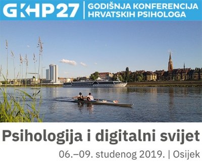 27. godi&scaron;nja konferencija hrvatskih psihologa - Osijek 2019