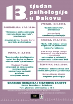 13. Tjedan psihologije u Đakovu