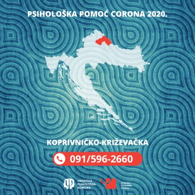 Telefon za psiholo&scaron;ku pomoć u Koprivničko-križevačkoj županiji