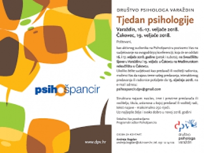 Psiho&scaron;pancir 2018 - program događanja
