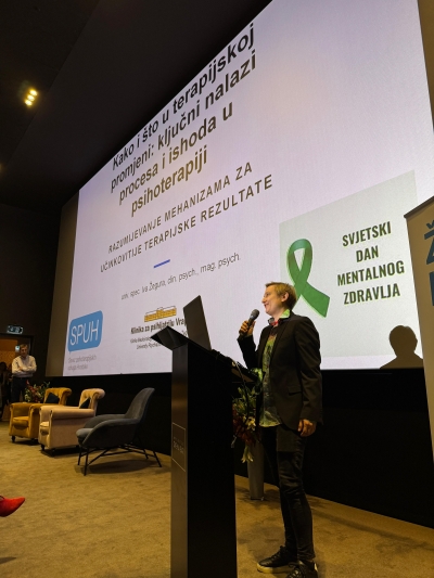 Iva Žegura - na SPUH konferenciji u povodu Svjetskog dana mentalnoga zdravlja