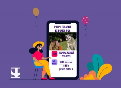 PTSP i terapija uz pomoć životinja - predavanje - organizira Klub studenata psihologije Psirius - Rijeka
