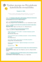 20. Tjedan mozga na Hrvatskom katoličkom sveučili&scaron;tu