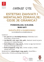 Estetski zahvati i mentalno zdravlje: gdje je granica? - okrugli stol na dubrovačkom sveučili&scaron;tu - 12.10.26.