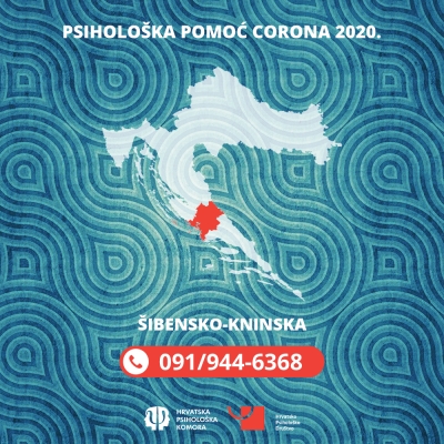Telefon za psiholo&scaron;ku pomoć u &Scaron;ibensko-kninskoj županiji