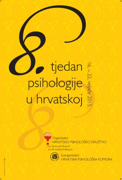8. tjedan psihologije u Hrvatskoj - 16. - 22. veljače 2015. - uključite se!