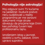 Facebook akcije: Psihologija nije astrologija